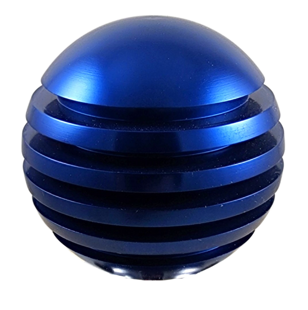 Blue Ring Style Grooved Aluminum Shift Knob