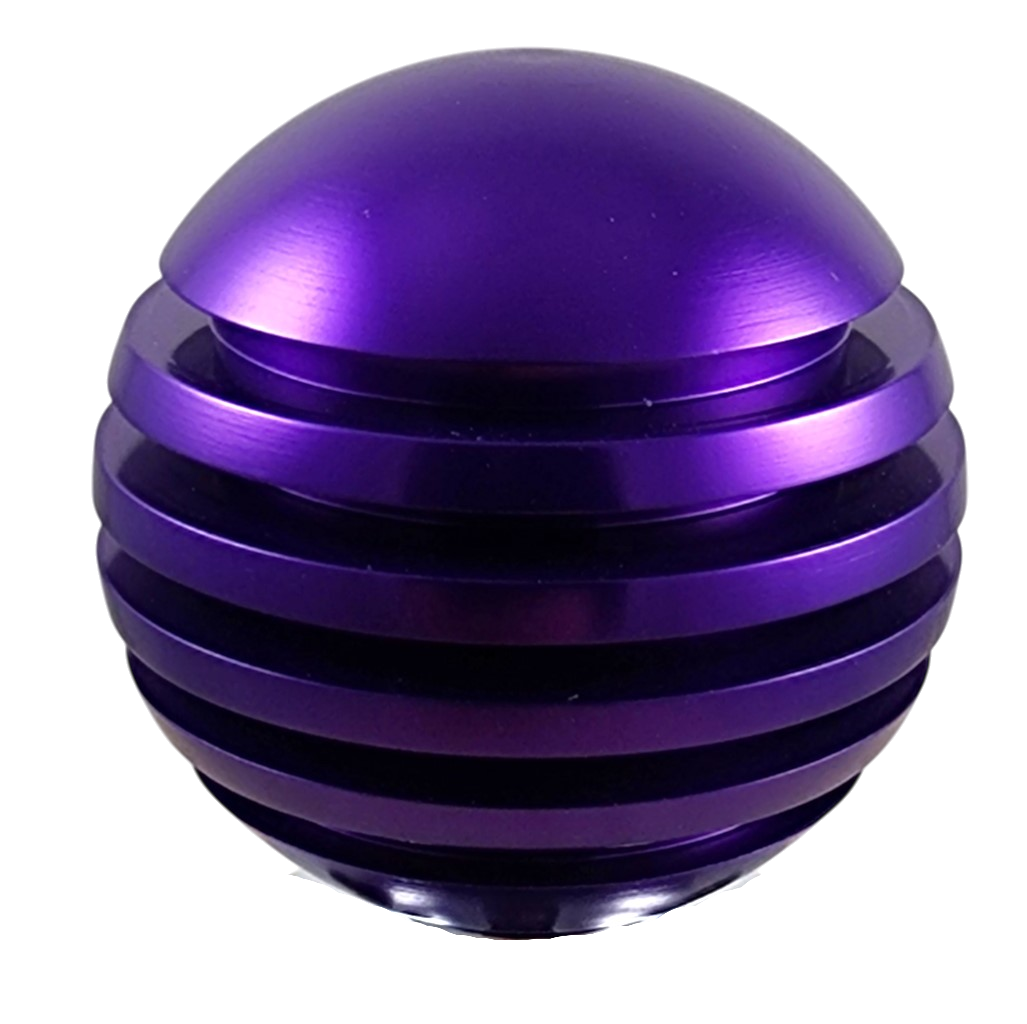 Purple Ring Style Grooved Aluminum Shift Knob