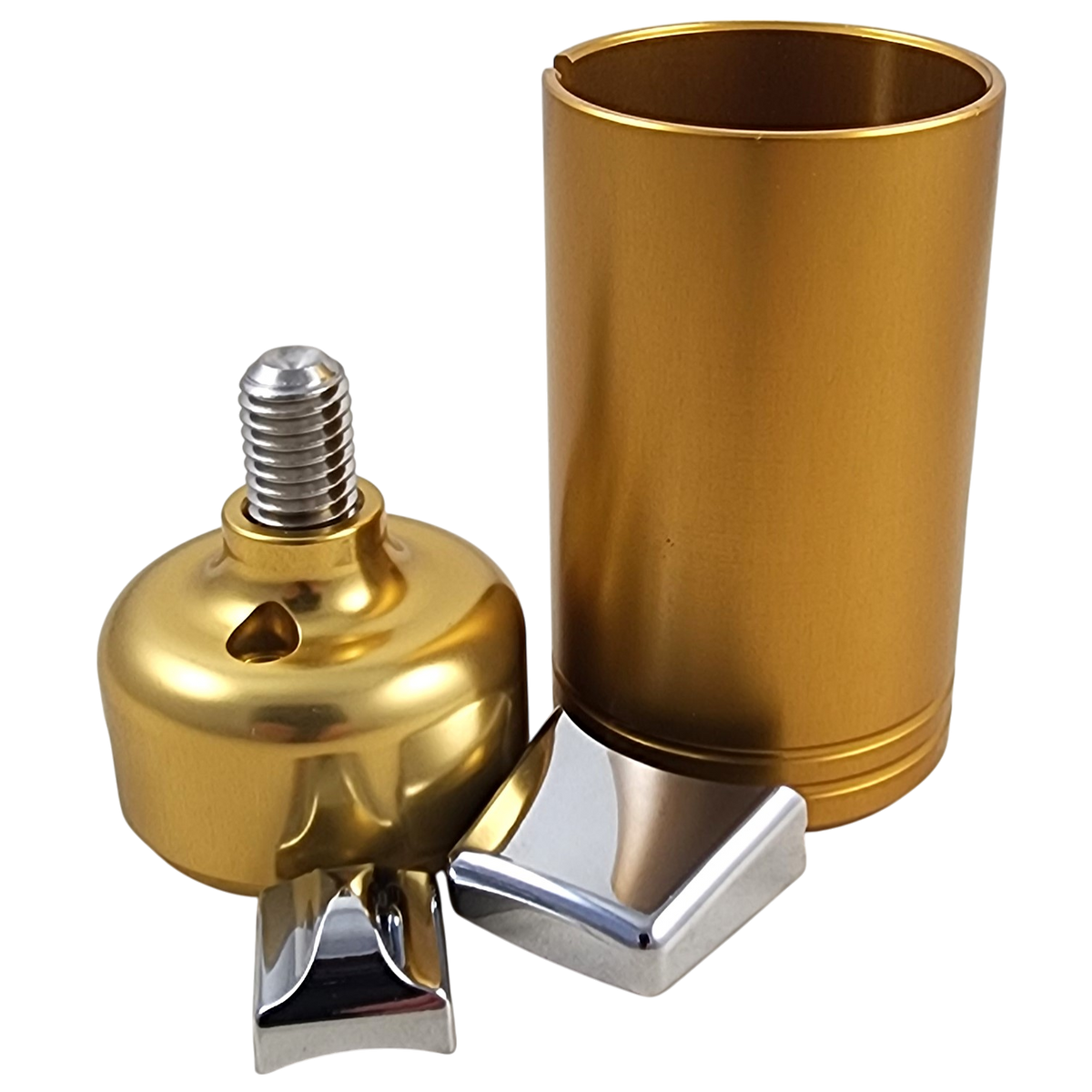 ShifTopperz Gold Semi Truck Air Shifter Threaded Adapter KIT