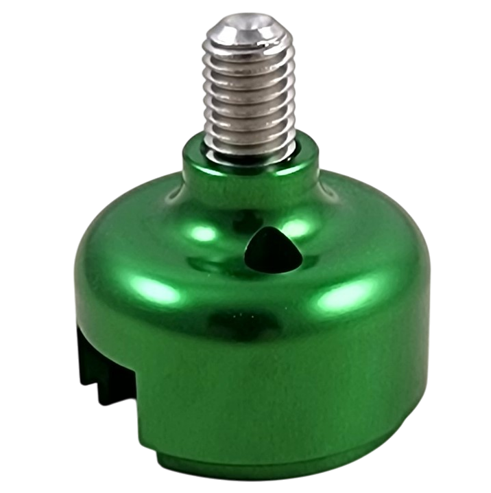 ShifTopperz Green Semi Truck Air Shifter Threaded Adapter