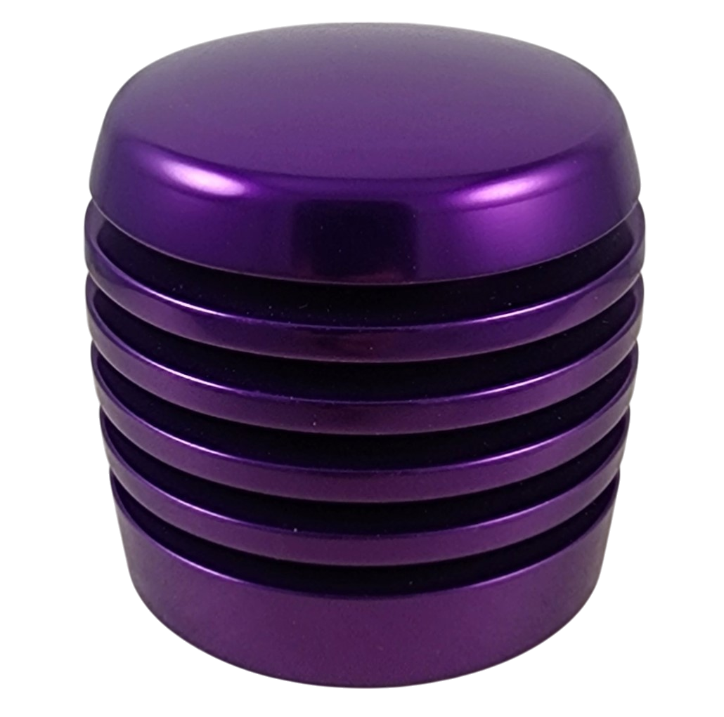 Purple XBR-200 Grooved Cylinder Style Aluminum Shift Knob