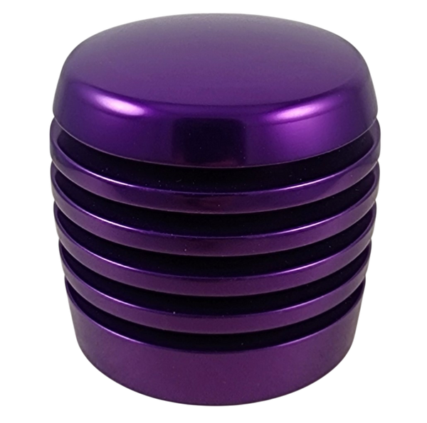 Purple XBR-200 Grooved Cylinder Style Aluminum Shift Knob