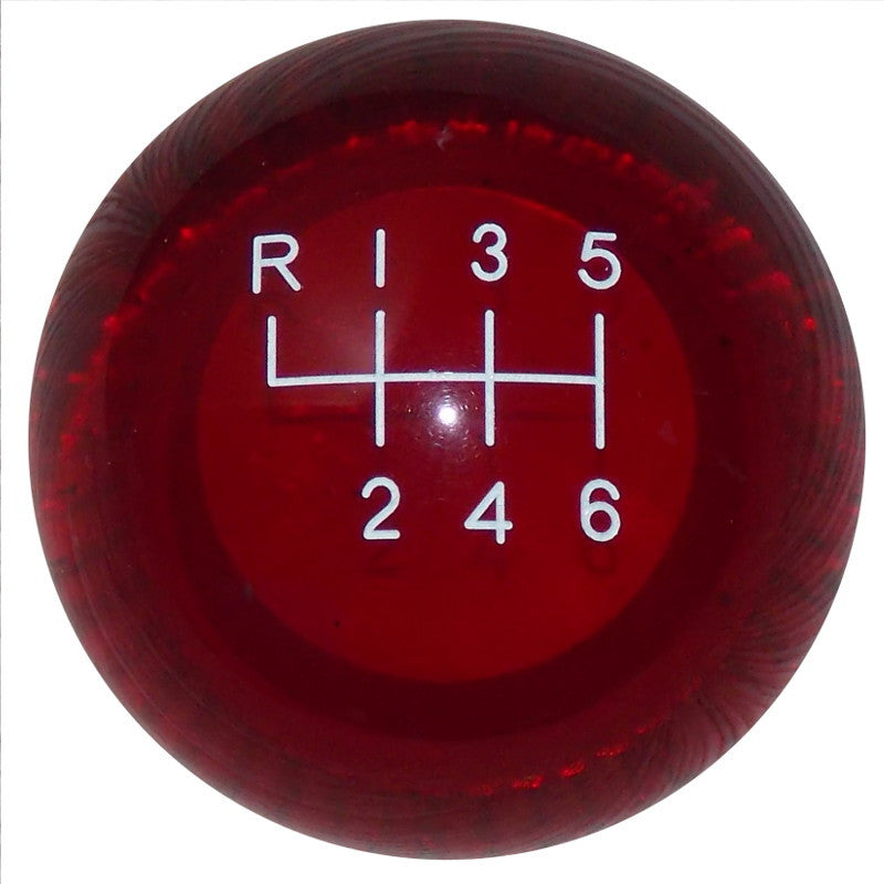 County Prison 6 SPEED Red or White Shift Knob