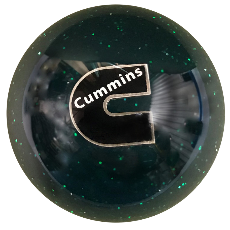Cummins C Logo Clear Glitter Shift Knob